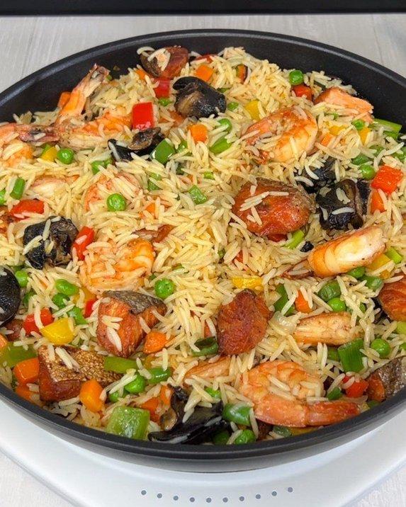 Seafood fried rice